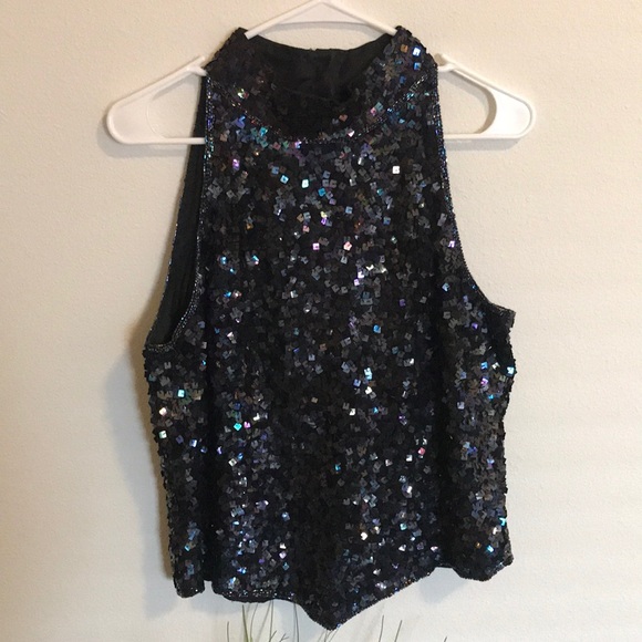 Adrianna Papell Tops - Adrianna Papell (Anthropologie)sparkle evening top